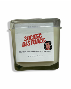 "Social Distance Candle"